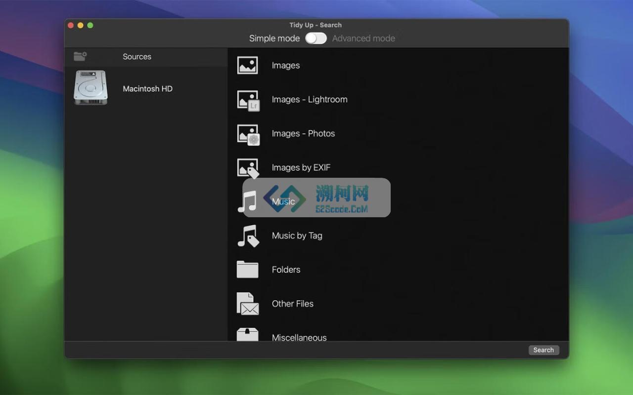 Tidy Up for Mac v6.0.7 激活版 重复文件查找清理工具