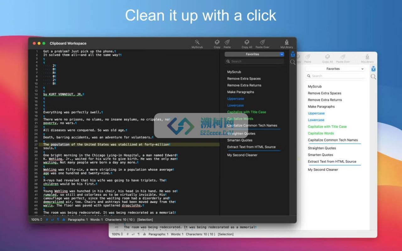 TextSoap for Mac v9.5.4 激活版 实用的文本格式清除工具
