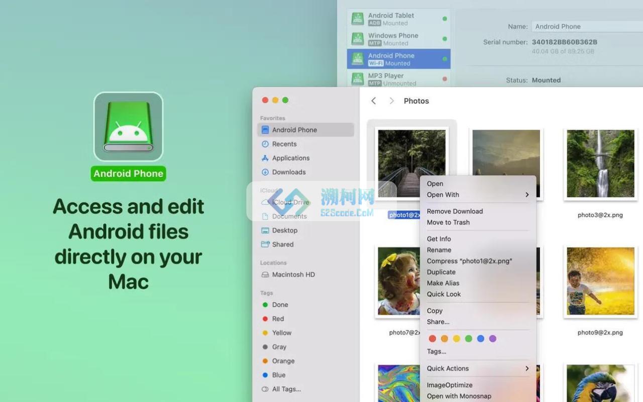 MacDroid Pro for Mac v2.4(602) 中文版 安卓手机文件传输助手