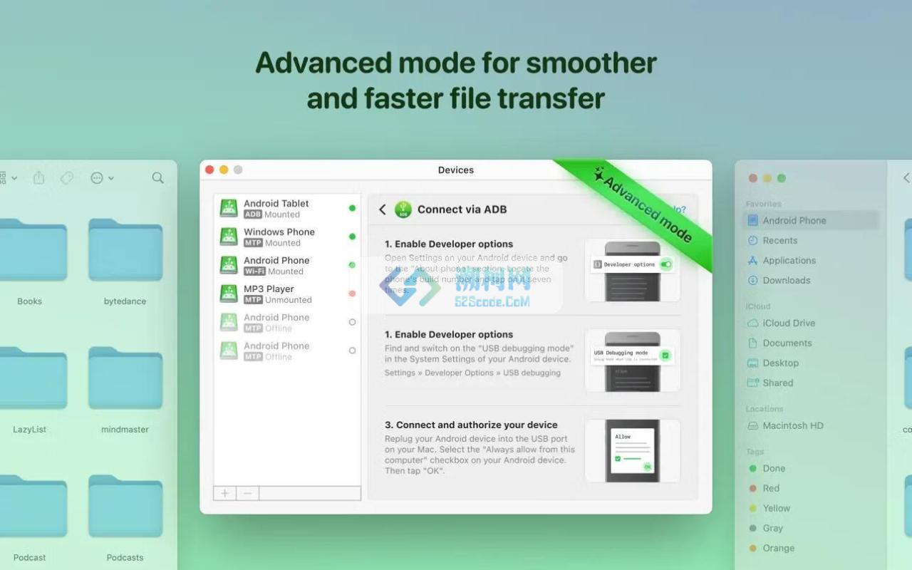 MacDroid Pro for Mac v2.4(602) 中文版 安卓手机文件传输助手
