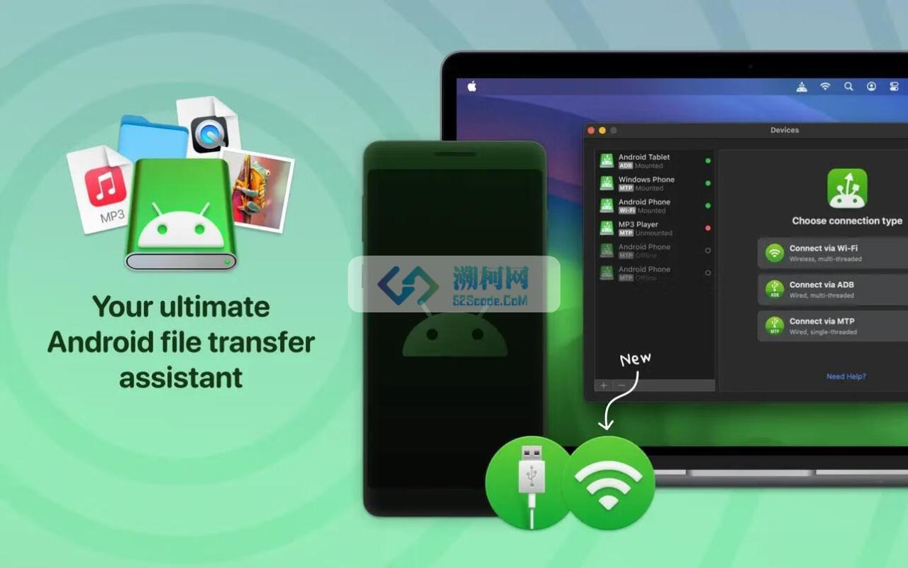 MacDroid Pro for Mac v2.4(602) 中文版 安卓手机文件传输助手