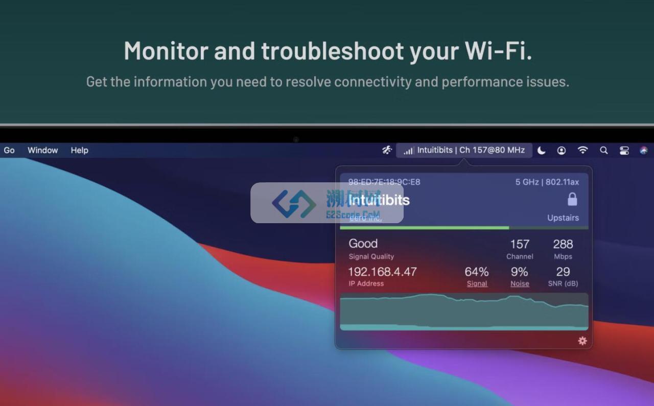 WiFi Signal for mac v4.4.14 英文激活版 wifi信号管理工具