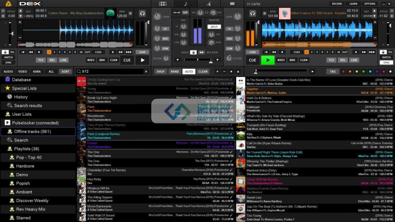 PCDJ DEX 4 for Mac v4.0.0 激活版 专业DJ混音软件