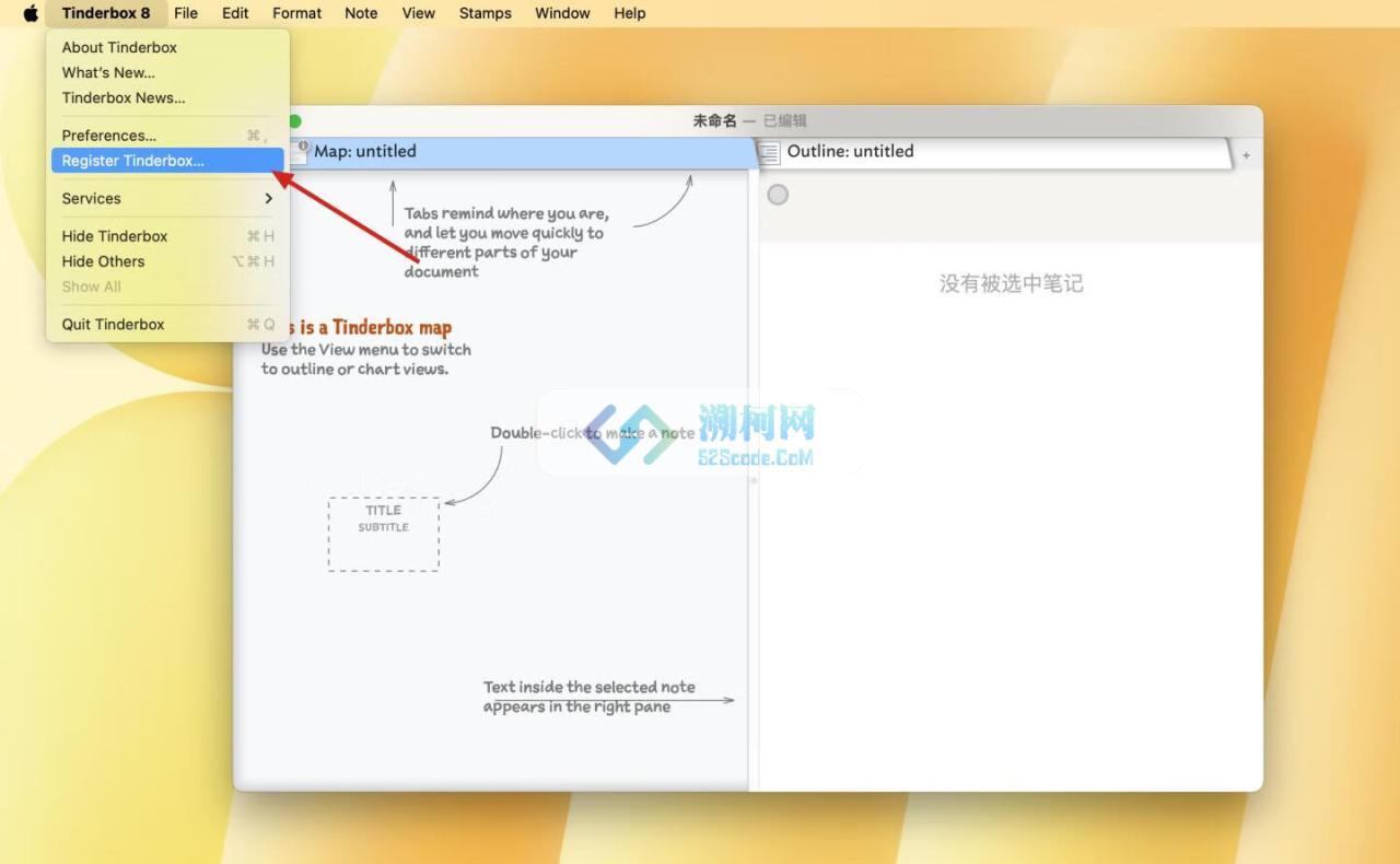 Tinderbox 10 for Mac v10.1.2激活版 mac笔记工具