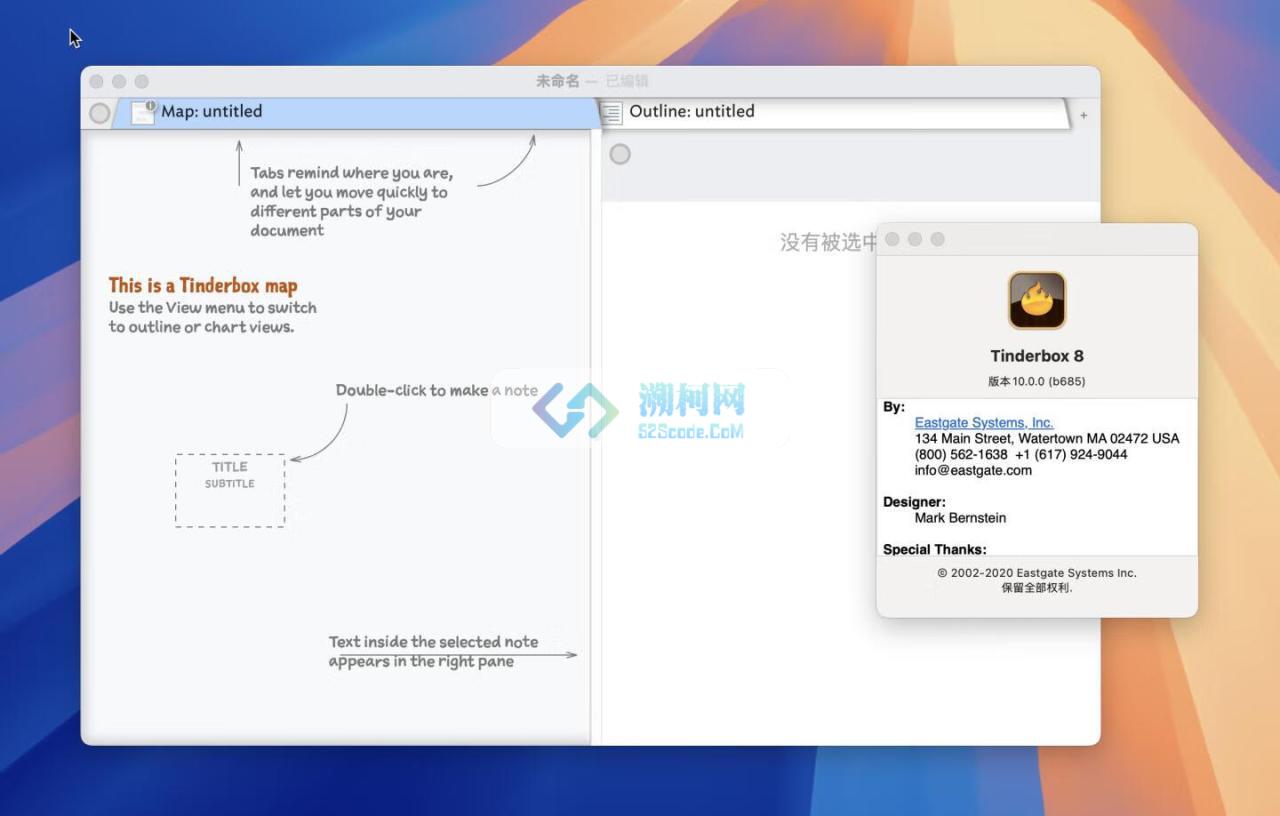 Tinderbox 10 for Mac v10.1.2激活版 mac笔记工具