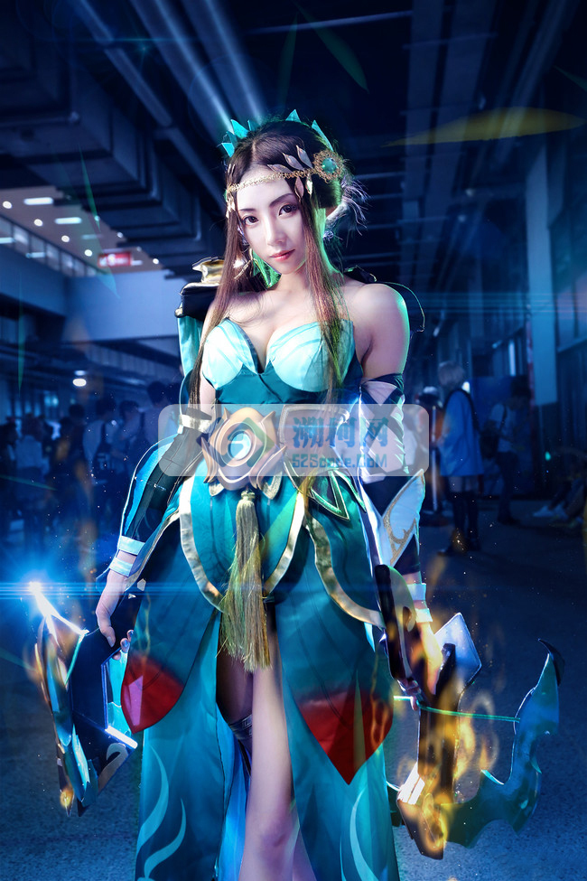 王者荣耀虞姬森之风灵cosplay图片 - 溯柯网