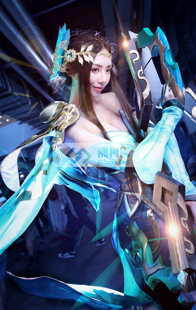 王者荣耀虞姬森之风灵cosplay图片 - 溯柯网