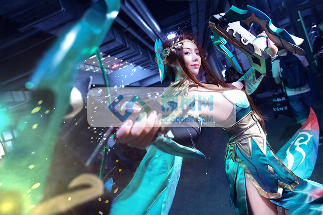 王者荣耀虞姬森之风灵cosplay图片 - 溯柯网