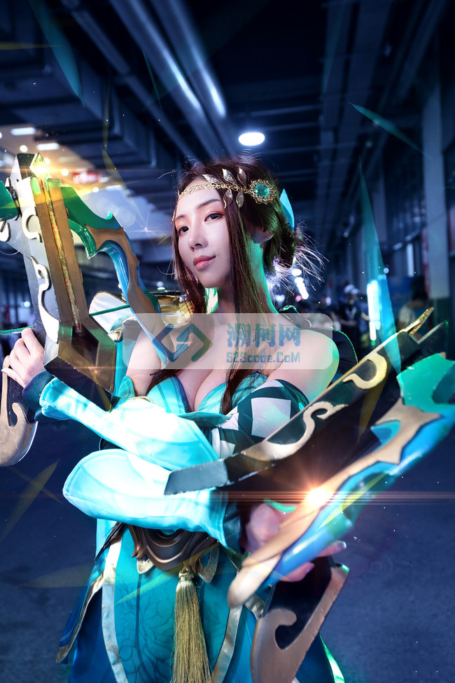 王者荣耀虞姬森之风灵cosplay图片 - 溯柯网
