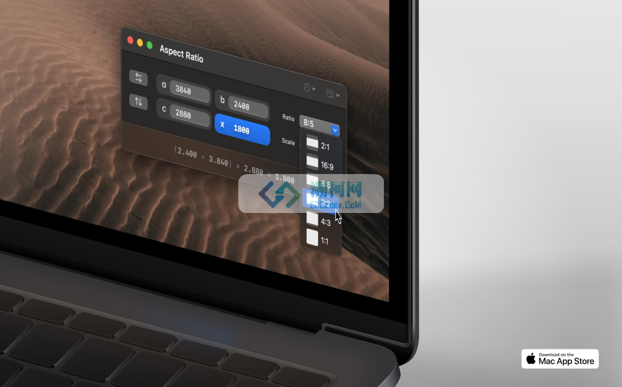 Aspect Ratio X for Mac v2.2.0激活版 数学计算软件-三分法则