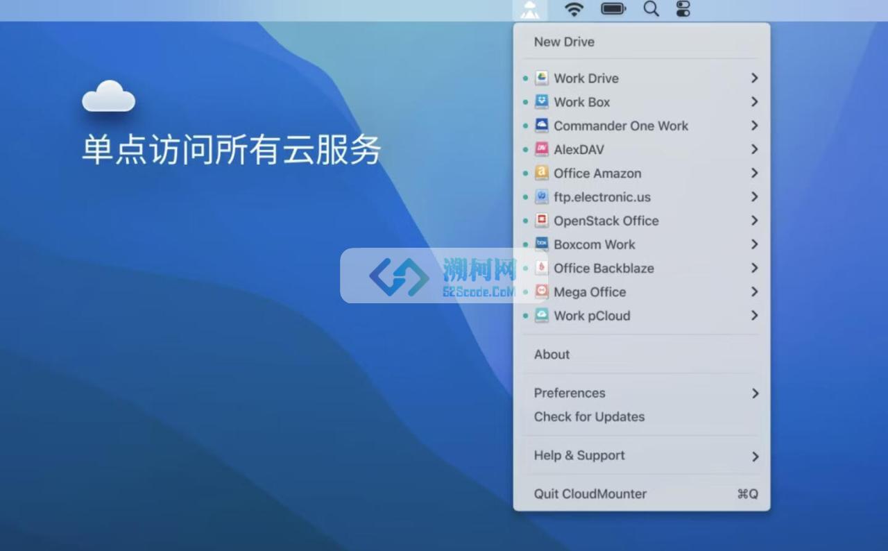 CloudMounter for mac v4.12 激活版 云盘本地加载工具