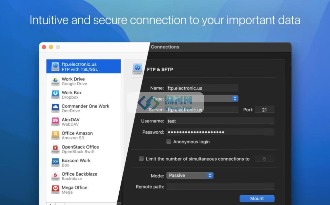 CloudMounter for mac v4.12 激活版 云盘本地加载工具