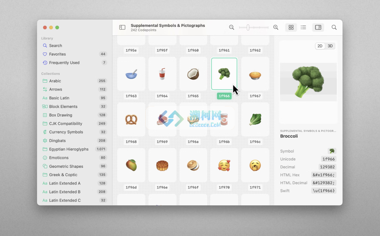 Codepoint for mac v1.20激活版 图形字符开发工具