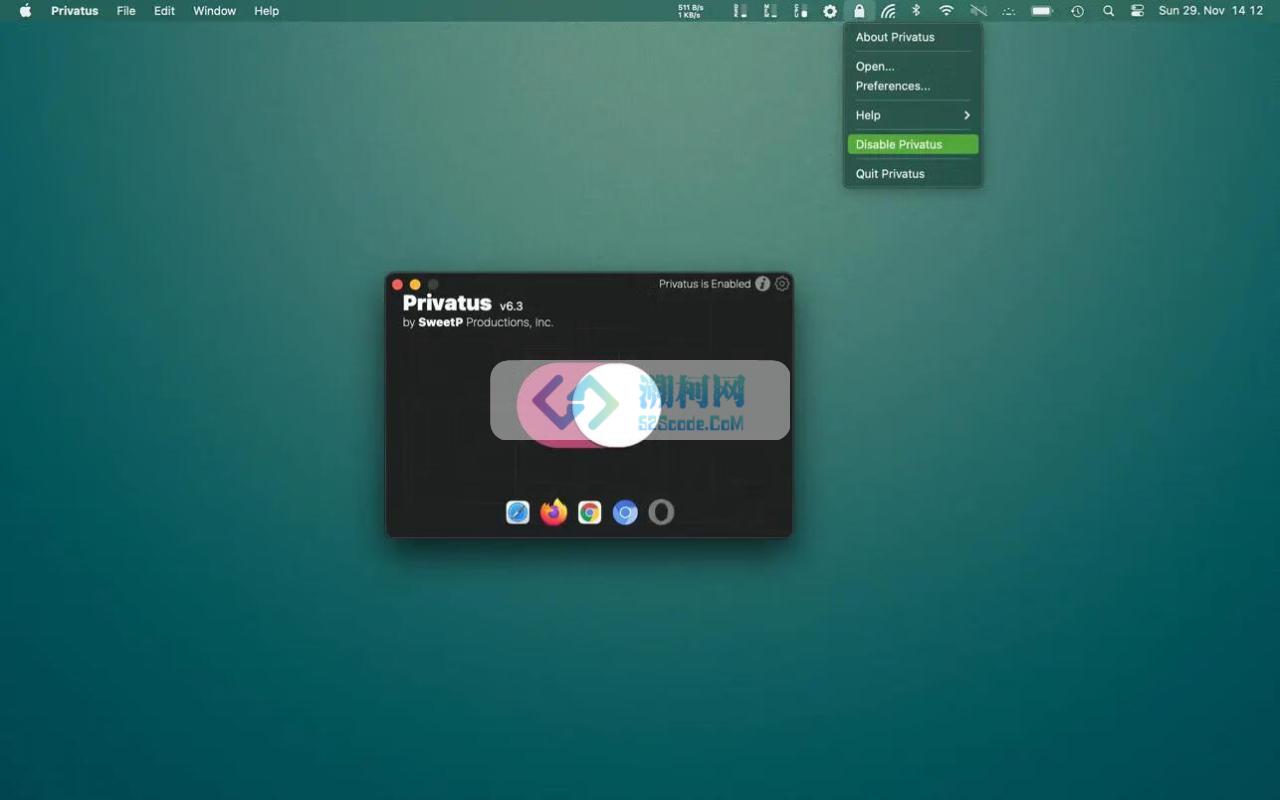 Privatus For Mac v7.1.4 自动清理网页缓存工具