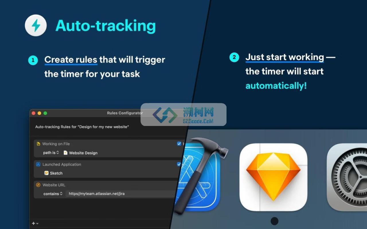 Timemator v3.1.2 英文破解版 时间跟踪及自动化工具
