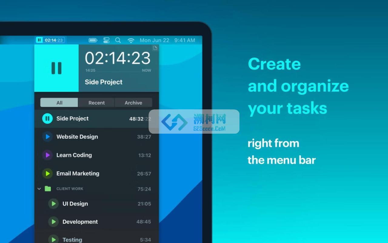 Timemator v3.1.2 英文破解版 时间跟踪及自动化工具