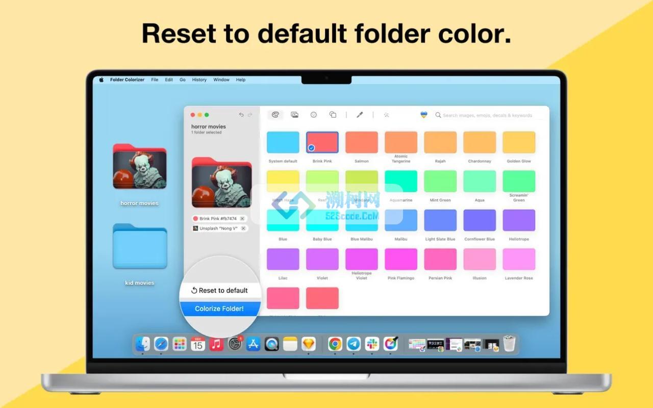 Folder Colorizer for mac v4.7.2直装版 个性文件夹设置软件