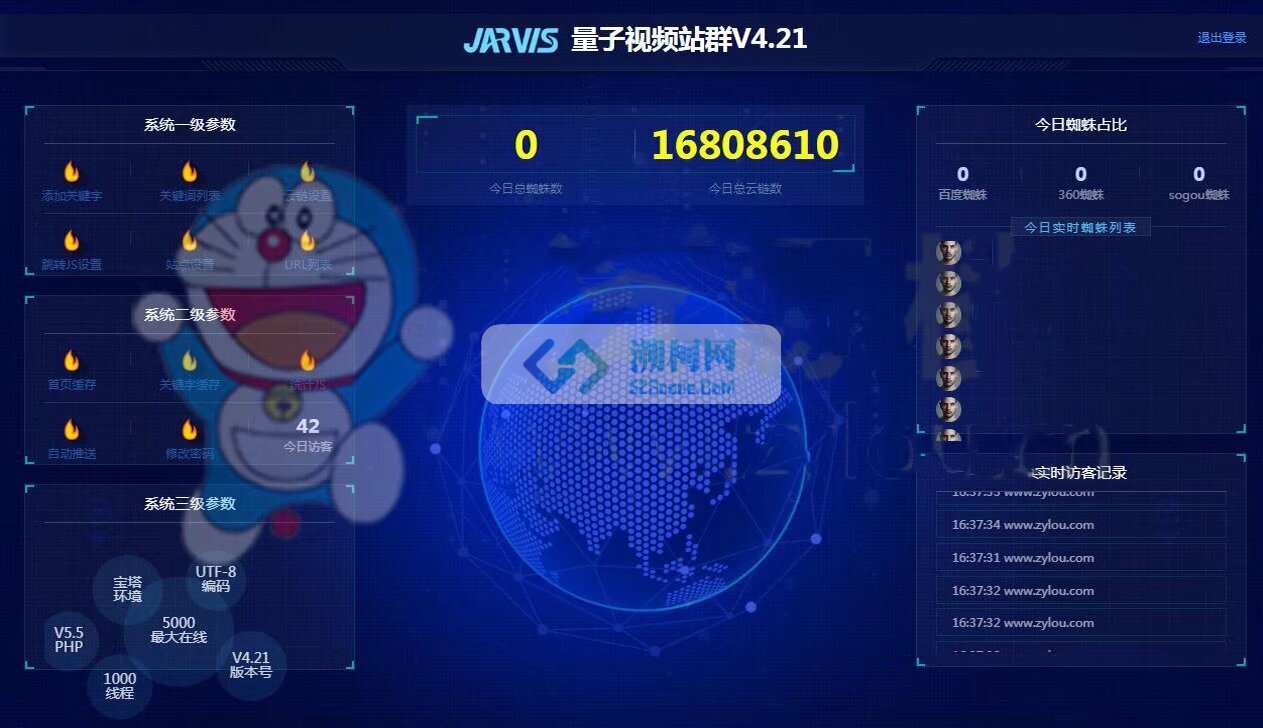 量子视频站群源码V4.21无限制版,自动调用海量视频,无授权无限制网站源码 - 溯柯网 量子视频站群源码V4.21无限制版,自动调用海量视频,无授权无限制网站源码 - 溯柯网