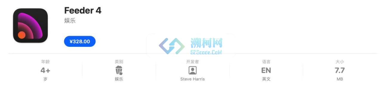 Feeder 4 for Mac v4.7.3 免激活版 RSS编辑阅读软件