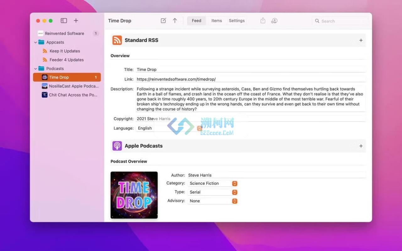 Feeder 4 for Mac v4.7.3 免激活版 RSS编辑阅读软件