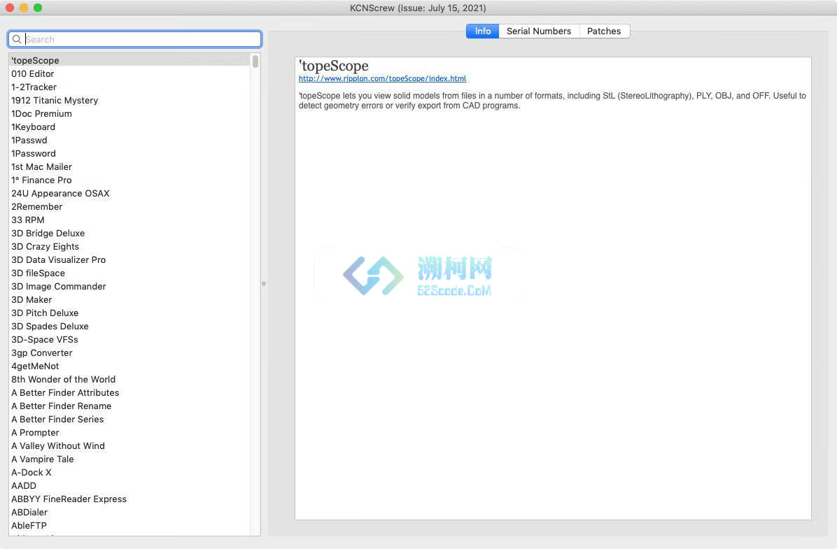 KCNScrewPack v1.8 (2025.3.15) 序列号、激活码分享工具 KCNScrewPack v1.8 (2025.3.15) 序列号、激活码分享工具