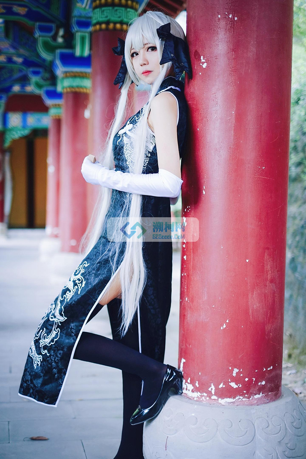 黑丝旗袍美女cosplay缘之空春日野穹图片 - 溯柯网