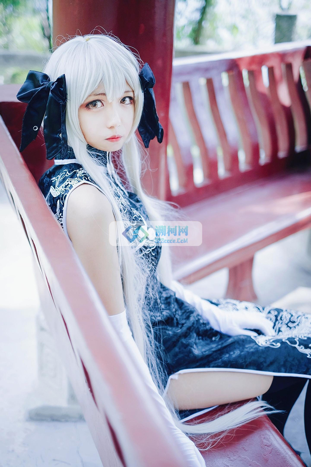 黑丝旗袍美女cosplay缘之空春日野穹图片 - 溯柯网
